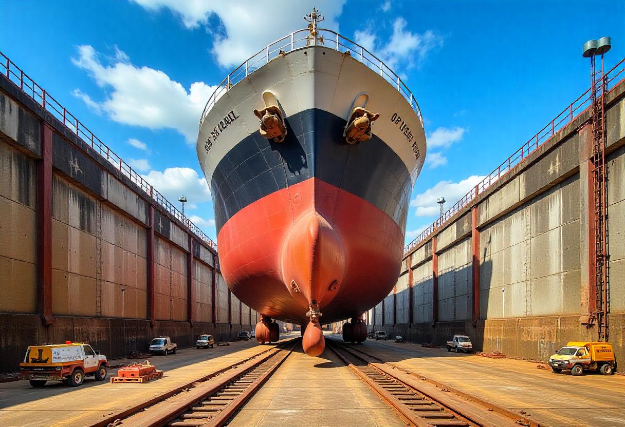 Ship in Dock